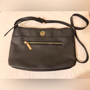 Anne Klein Black and Gold Crossbody Bag